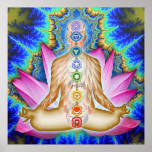 Volledige Lotus Deep Samadhi Poster