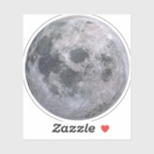 VOLLEDIGE MAAN 3"SQ. Huidkanker Sticker (Vel)