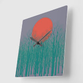 Volledige maan #6 vierkante klok (Hoek)