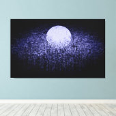 Volledige maan #9 canvas afdruk (Insitu (Houten vloer))