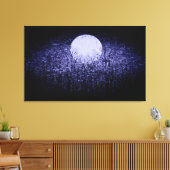 Volledige maan #9 canvas afdruk (Insitu (Woonkamer))
