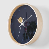 Volledige maan, Amerikaanse vlag en palm (Hoek)