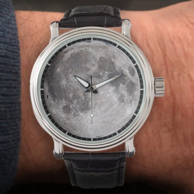 Volledige Maan Astronomie Beeld Horloge (Creator heeft geüpload)