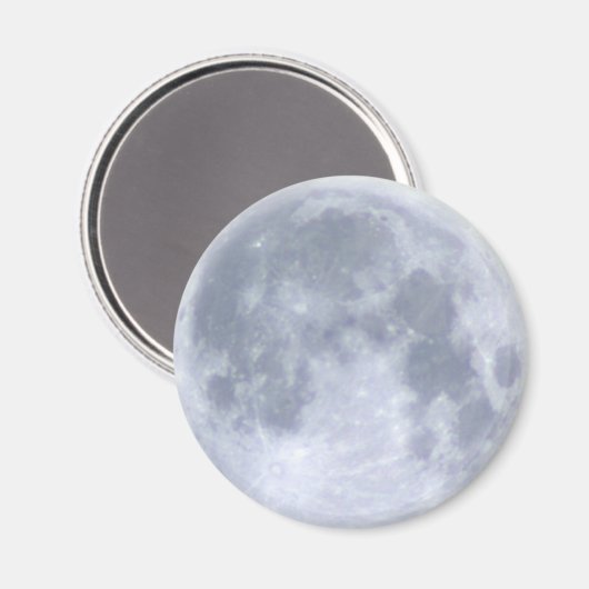 VOLLEDIGE MAAN Astronomie Magneet (Voorkant / Achterkant)