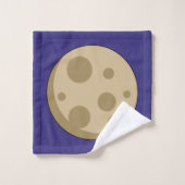 Volledige maan bad handdoek (Wasdoekje)