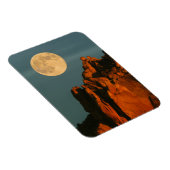 Volledige maan | Basalt Cliffs Smith Rock State Pa Magneet (Rechterzijde)