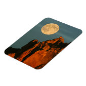 Volledige maan | Basalt Cliffs Smith Rock State Pa Magneet (Linkerzijde)