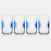 Volledige maan blikvorm glas (Links)