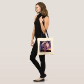 Volledige maan boven Saguaro Cactus Tote Bag (Voorkant (model))