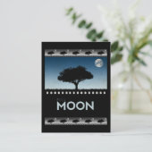 Volledige maan briefkaart (Staand voorkant)