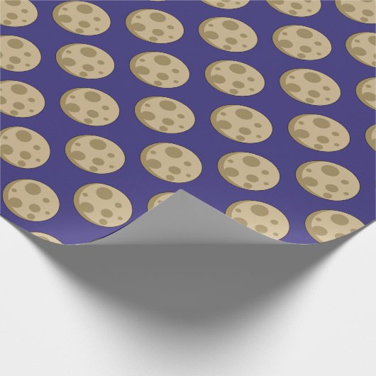 Volledige maan cadeaupapier (Hoek)