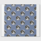 Volledige maan cadeaupapier (Vlak)