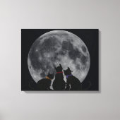 Volledige maan canvas afdruk (Voorkant)