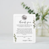 Volledige maan Dank je Kaart voor ontvangst (Staand voorkant)