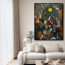 Volledige maan door Paul Klee Poster