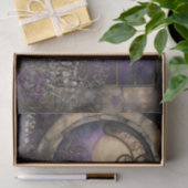 VOLLEDIGE MAAN EN STENEN TUINBOOG DECOUPAGE TISSUEPAPIER (Geschenk)