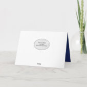 Volledige maan en wolkendenken aan jou kaart (Achterkant)