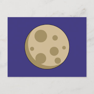 Volledige maan feestdagenkaart