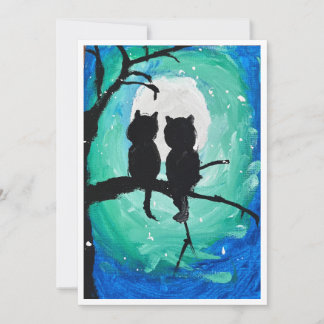 Volledige maan feestdagenkaart