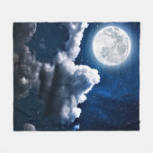 Volledige maan fleece deken (Voorkant (Horizontaal))