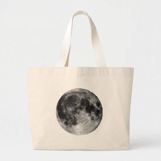 Volledige maan grote tote bag (Voorkant)