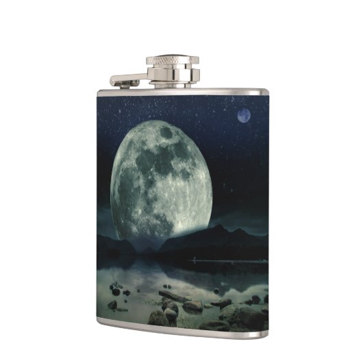 Volledige maan heupfles (Links)