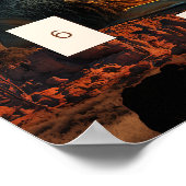 Volledige maan in Leo Tarot Spread Poster (Hoek)