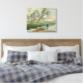 Volledige maan in Seba Canvas Afdruk (Insitu (Slaapkamer))