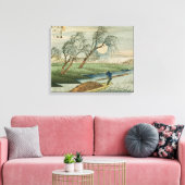 Volledige maan in Seba Canvas Afdruk (Insitu (Woonkamer))
