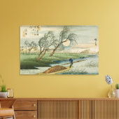 Volledige maan in Seba Canvas Afdruk (Insitu (Woonkamer))