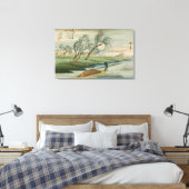 Volledige maan in Seba Canvas Afdruk (Insitu (Slaapkamer))
