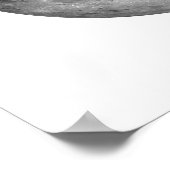 Volledige maan in White Sky Groot Poster (Hoek)