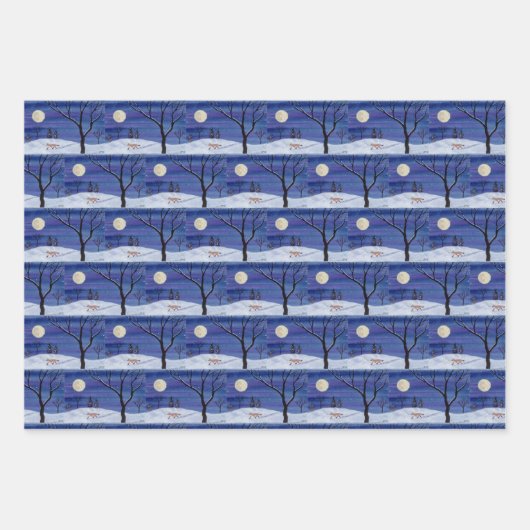 Volledige maan inpakpapier vel (Voorkant 2)