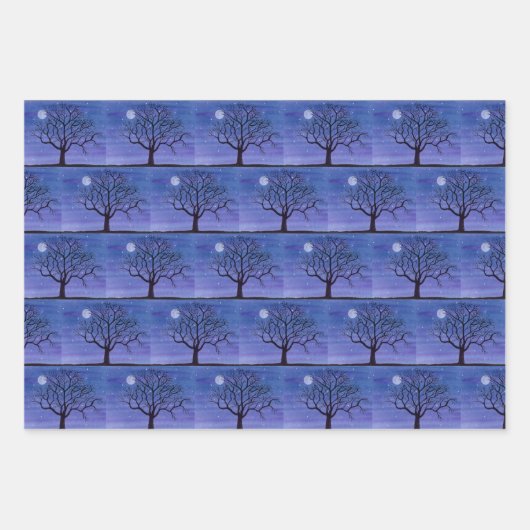 Volledige maan inpakpapier vel (Voorkant)