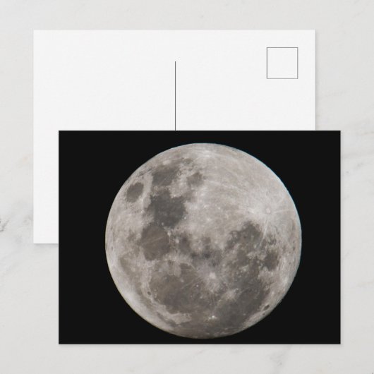 Volledige maan | Johannesburg Zuid-Afrika Briefkaart (Voorkant / Achterkant)