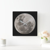 Volledige maan | Johannesburg Zuid-Afrika Vierkante Klok (Huis)
