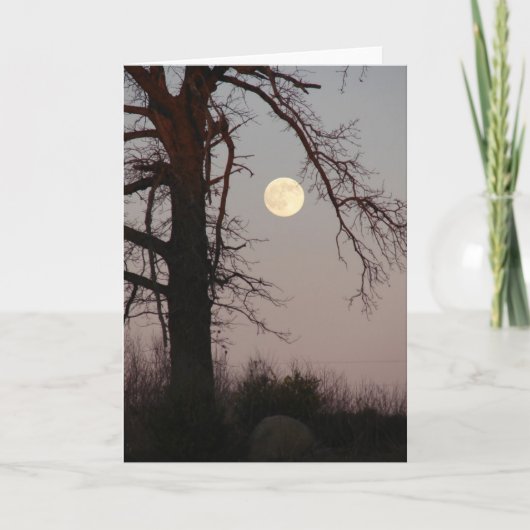 Volledige maan kaart (Voorkant)