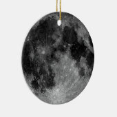 Volledige maan keramisch ornament (Rechts)