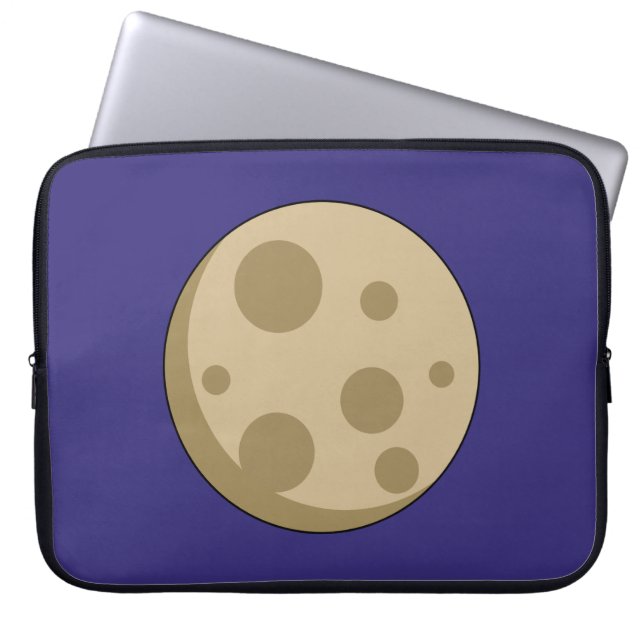 Volledige maan laptop sleeve (Voorkant)