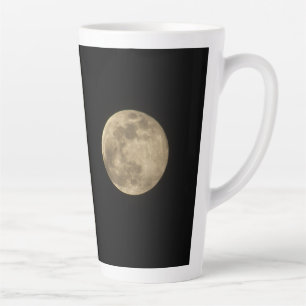 Volledige maan latte mok