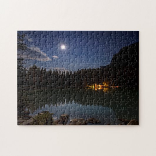 Volledige maan | Louise, Canada Legpuzzel (Horizontaal)