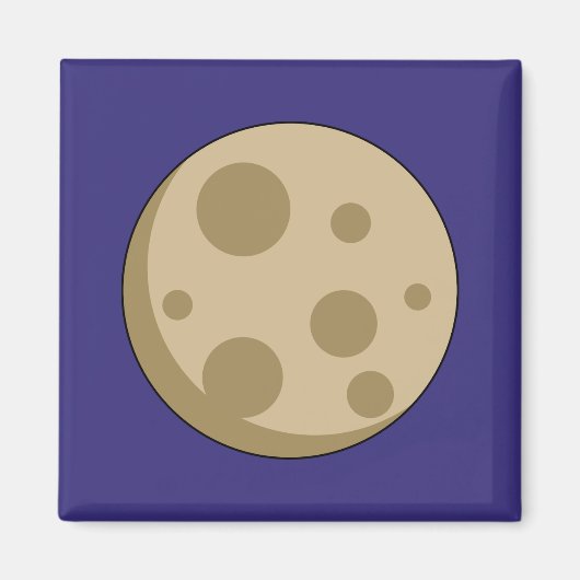 Volledige maan magneet (Voorkant)