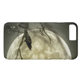 Volledige maan met een Raven Case-Mate iPhone Case (Achterkant (Horizontaal))