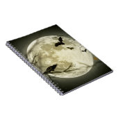 Volledige maan met vleermuizen en Raven Notitieboek (Rechterzijde)
