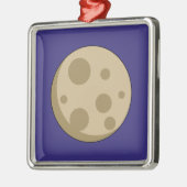 Volledige maan metalen ornament (Links)
