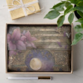 VOLLEDIGE MAAN MIDNIGHT TUIN DECOUPAGE TISSUE PAPI TISSUEPAPIER (Geschenk)