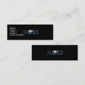 Volledige maan mini visitekaartje (Voorkant / Achterkant)