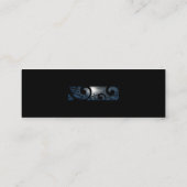 Volledige maan mini visitekaartje (Achterkant)