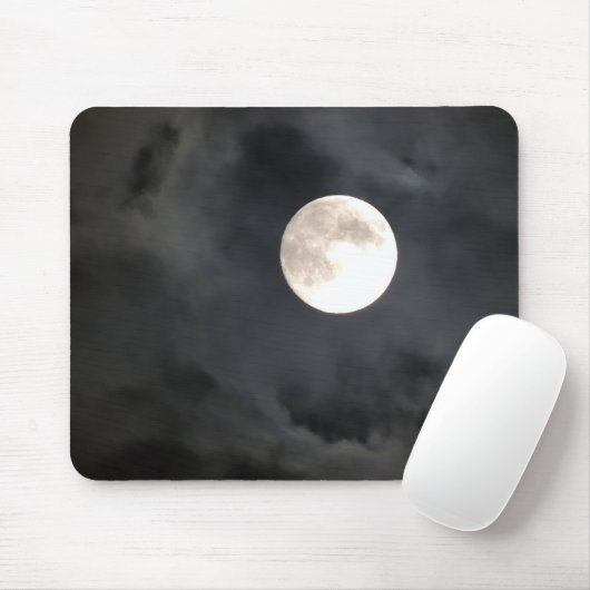 Volledige maan muismat (Met muis)