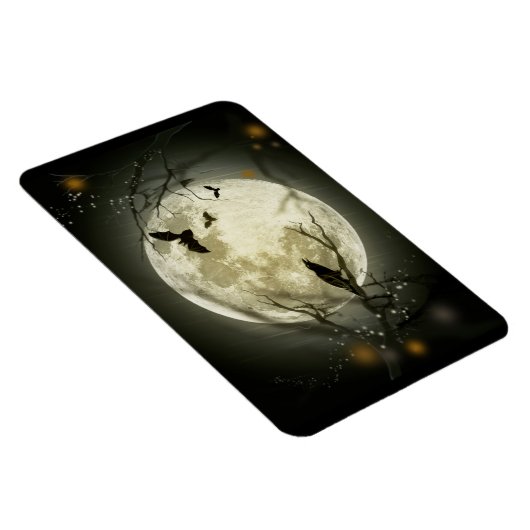 Volledige maan op Halloween Magneet (Rechterzijde)